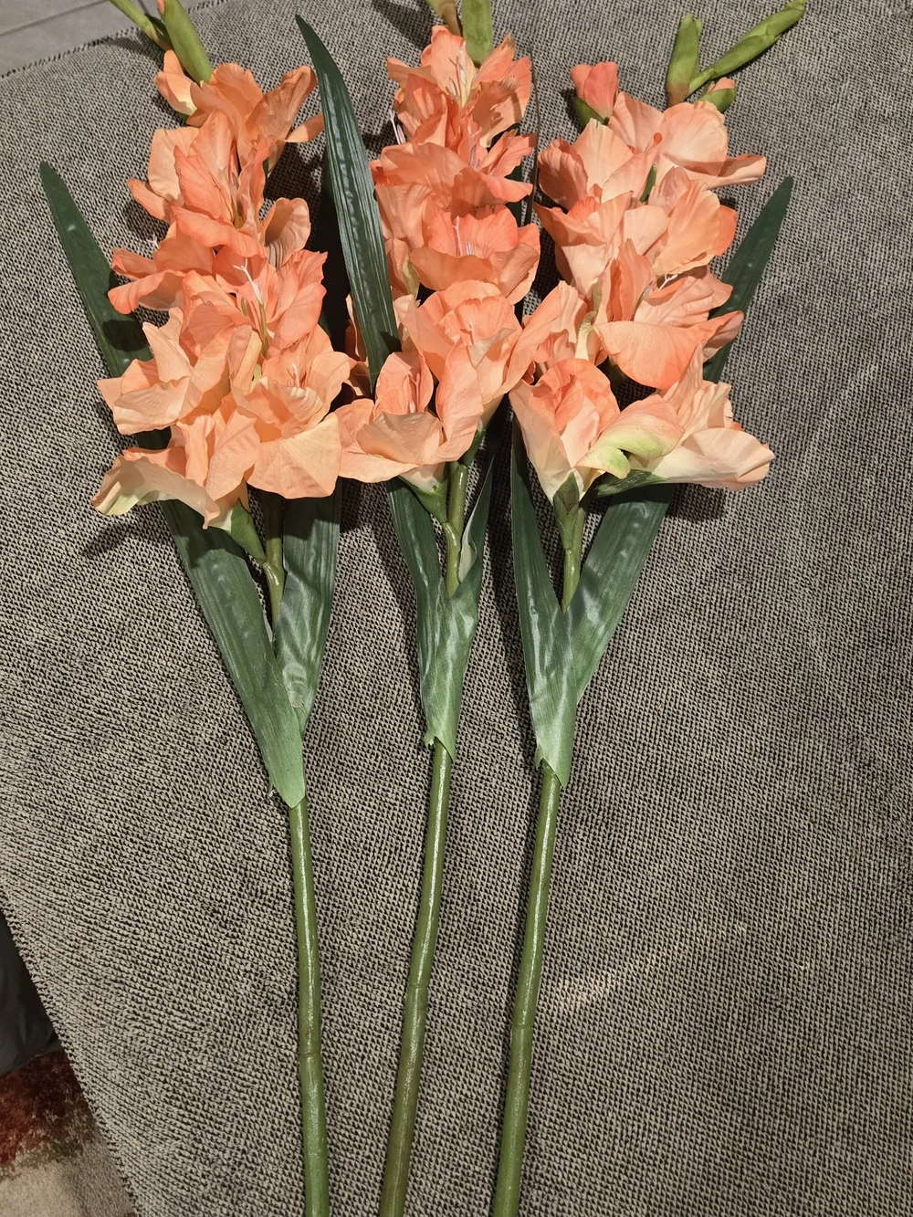 Hobby Lobby Peach Gladiolus Faux Floral Stems